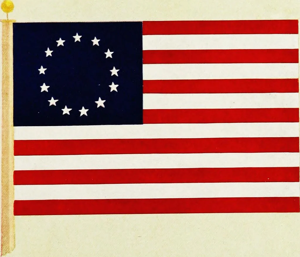 An illustration from The American flag. New York state educational department, sixth annual report--supplemental volume:, 1910, leaf 23