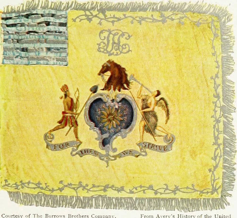 An illustration from The American flag. New York state educational department, sixth annual report--supplemental volume:, 1910, leaf 59