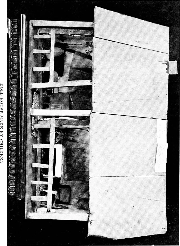 An illustration from Projects in the primary grades; a plan of work for the primary grades and the kindergarten, 1919, leaf 112