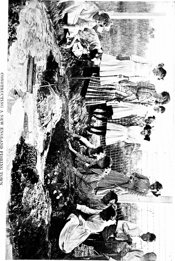 An illustration from Projects in the primary grades; a plan of work for the primary grades and the kindergarten, 1919, leaf 128