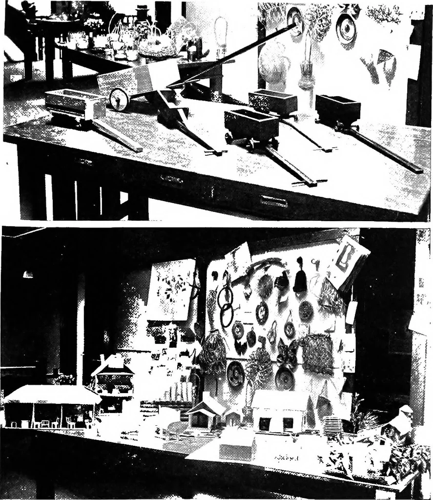 An illustration from Projects in the primary grades; a plan of work for the primary grades and the kindergarten, 1919, leaf 156