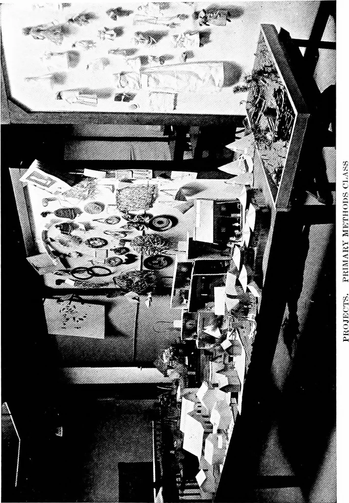An illustration from Projects in the primary grades; a plan of work for the primary grades and the kindergarten, 1919, leaf 7