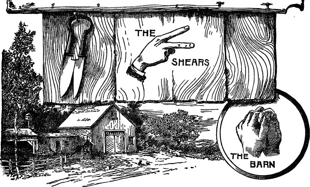 An illustration from Finger plays for nursery and kindergarten, 1921, leaf 20