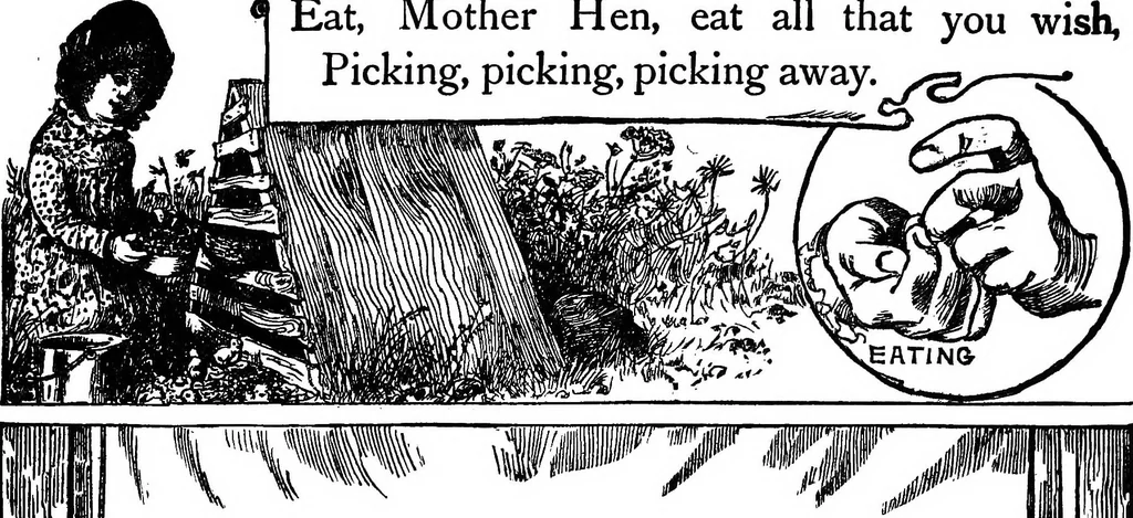 An illustration from Finger plays for nursery and kindergarten, 1921, leaf 24