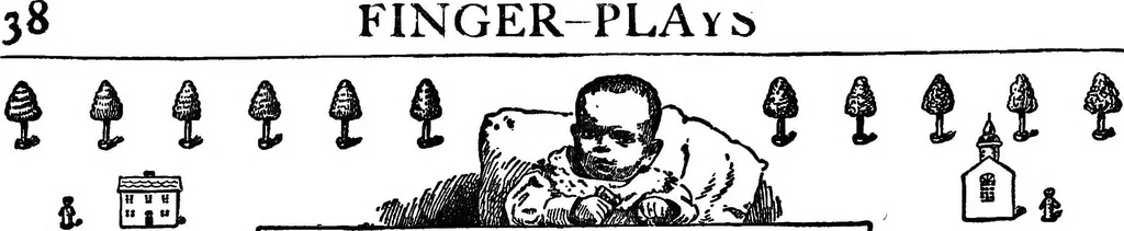 An illustration from Finger plays for nursery and kindergarten, 1921, leaf 43