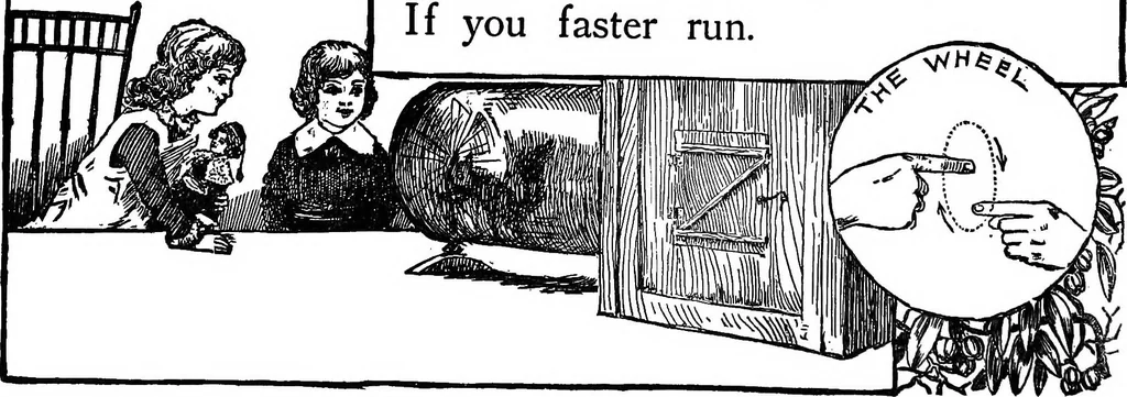 An illustration from Finger plays for nursery and kindergarten, 1921, leaf 51