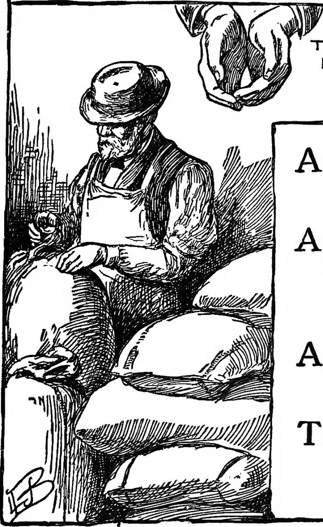 An illustration from Finger plays for nursery and kindergarten, 1921, leaf 72