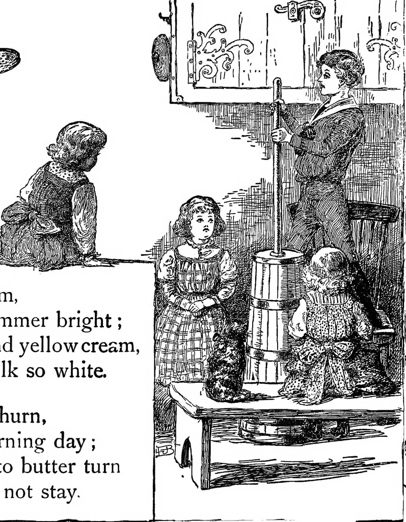 An illustration from Finger plays for nursery and kindergarten, 1921, leaf 79