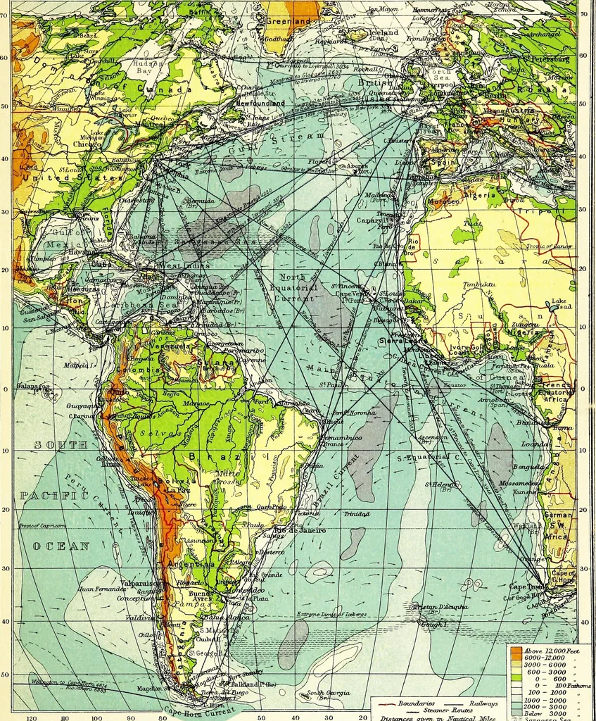 An illustration from An atlas of commercial geography, 1913, leaf 28