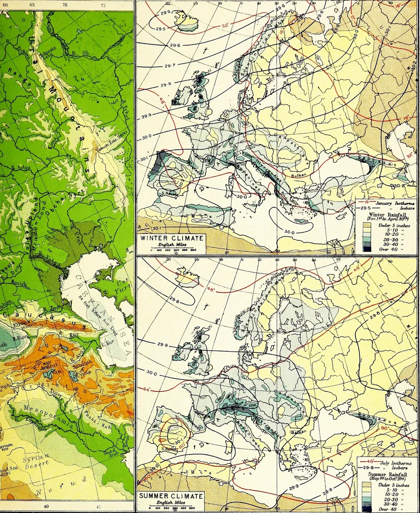 An illustration from An atlas of commercial geography, 1913, leaf 30