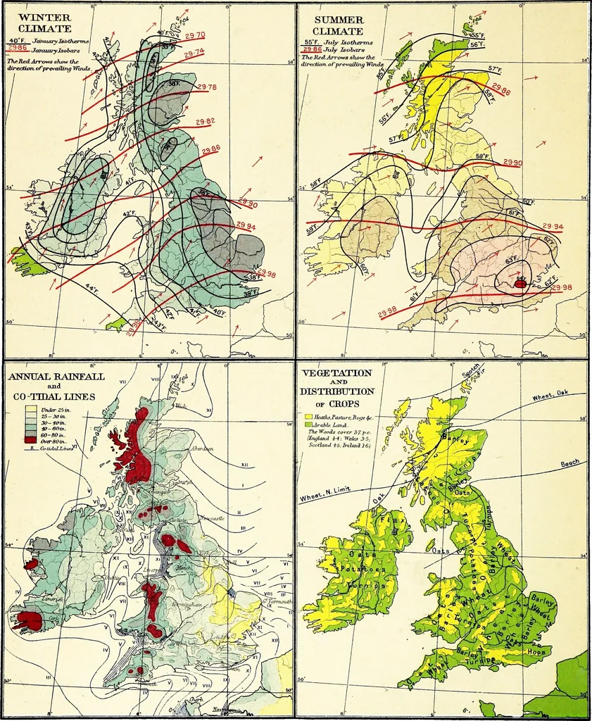 An illustration from An atlas of commercial geography, 1913, leaf 35