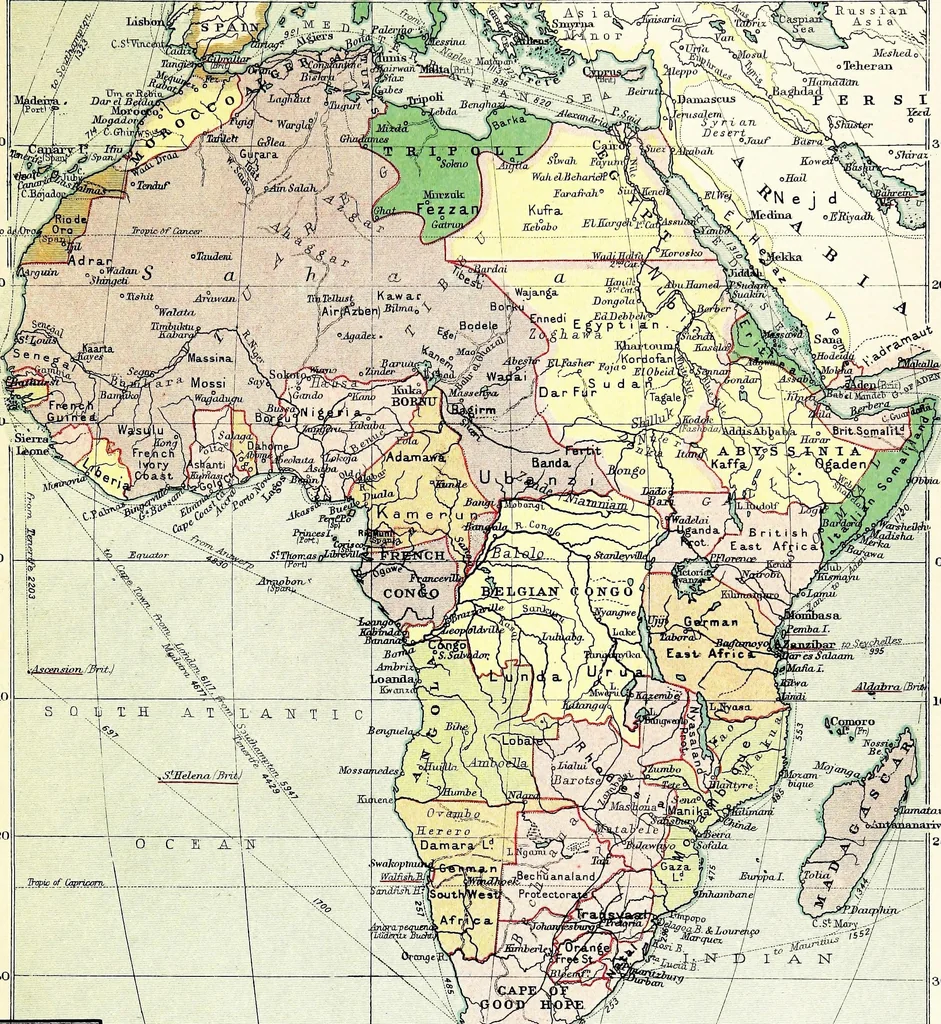 An illustration from An atlas of commercial geography, 1913, leaf 44