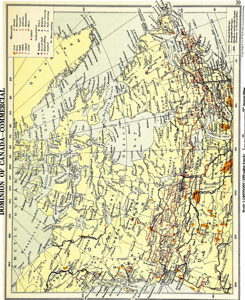 An illustration from An atlas of commercial geography, 1913, leaf 50