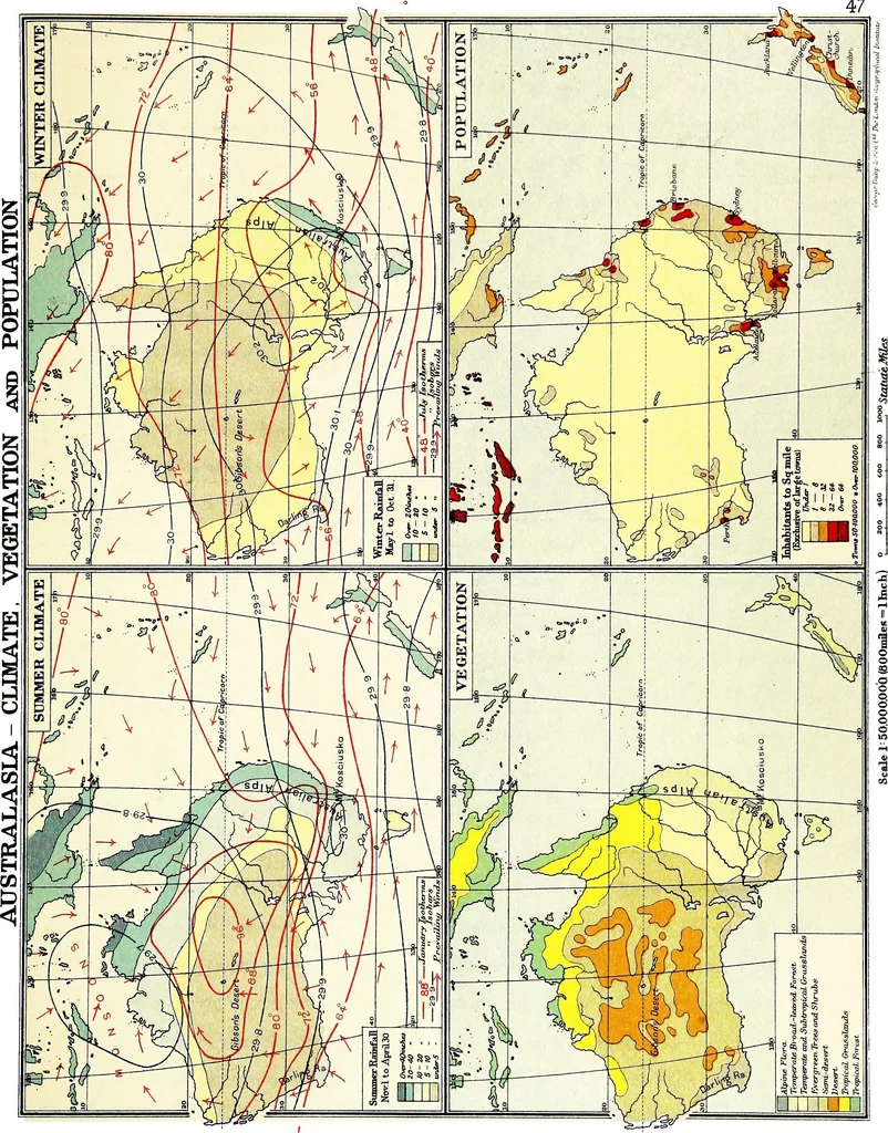 An illustration from An atlas of commercial geography, 1913, leaf 58
