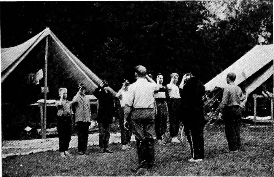 An illustration from Recreation and the church, 1917, leaf 96