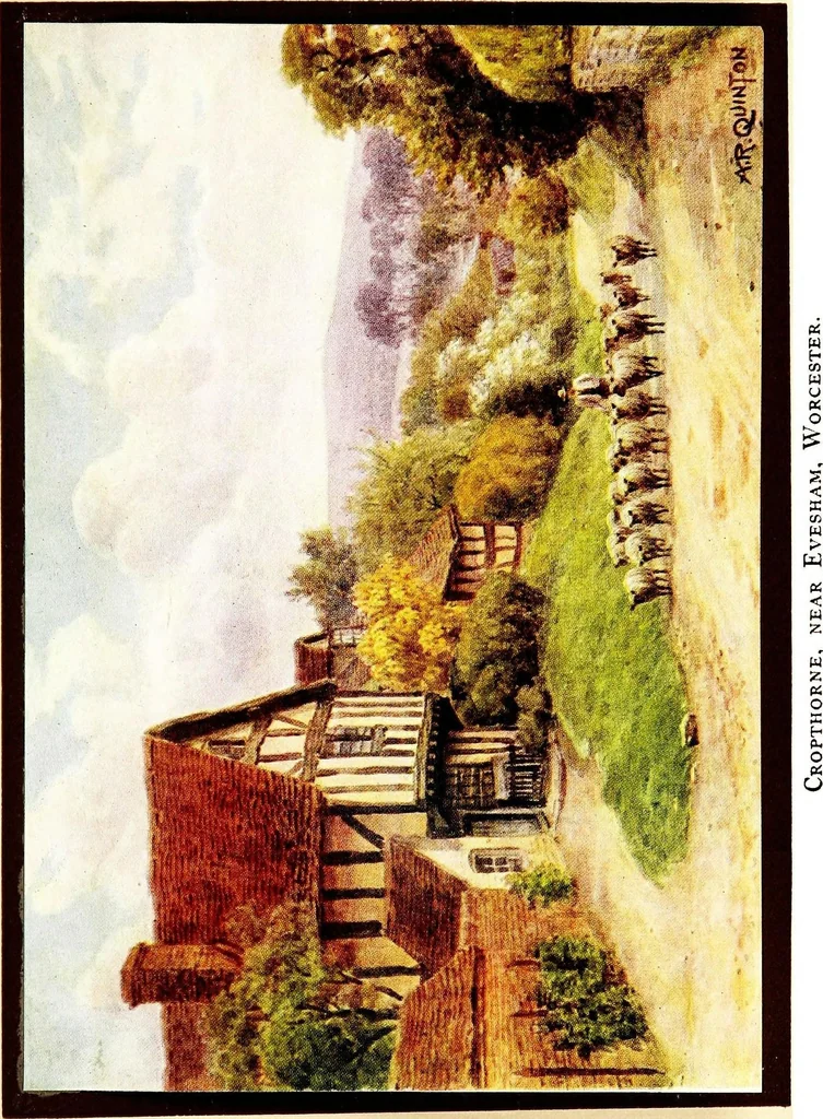 An illustration from The cottages and the village life of rural England, 1912, leaf 103