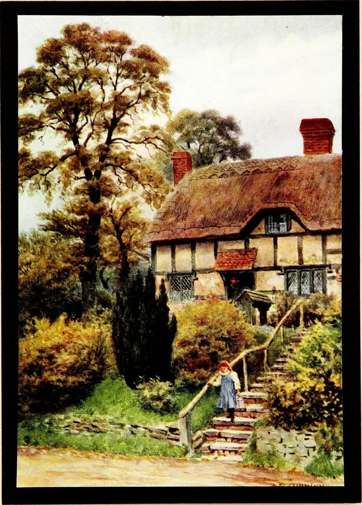 An illustration from The cottages and the village life of rural England, 1912, leaf 118