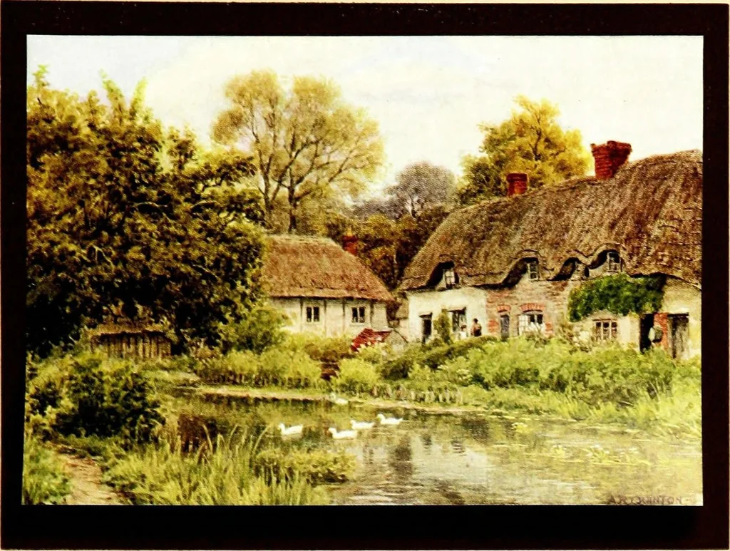 An illustration from The cottages and the village life of rural England, 1912, leaf 163