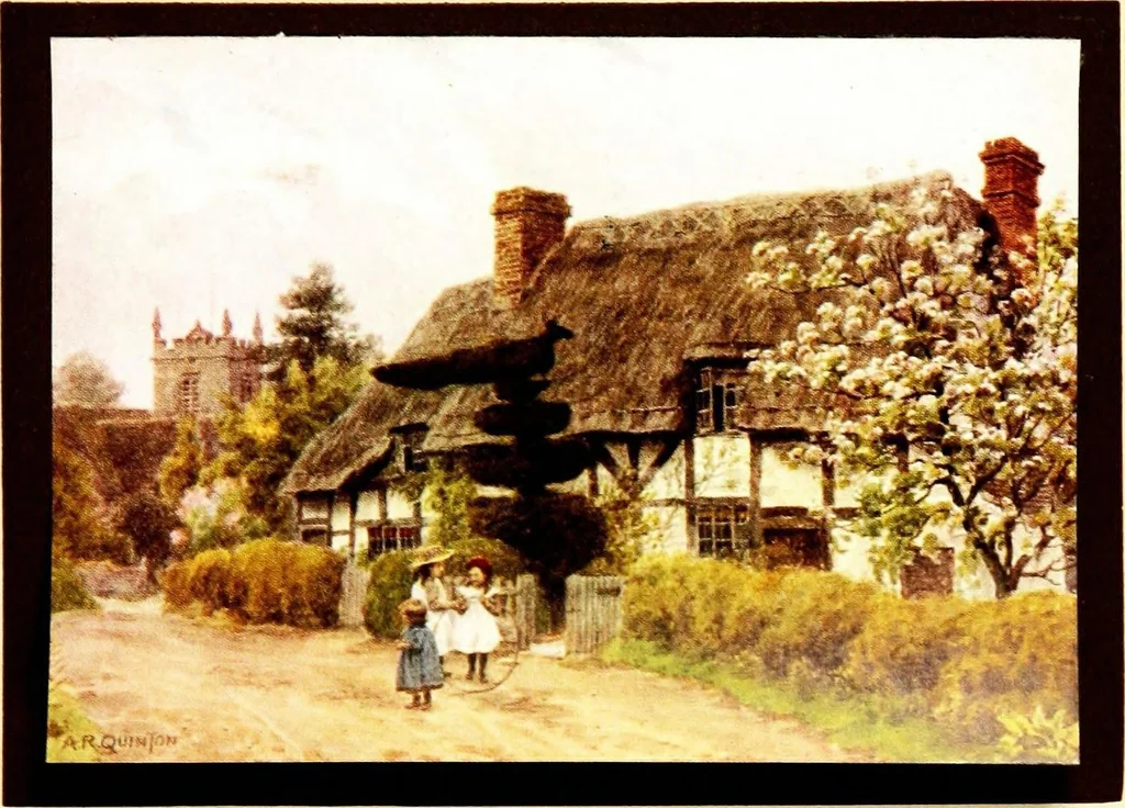 An illustration from The cottages and the village life of rural England, 1912, leaf 183