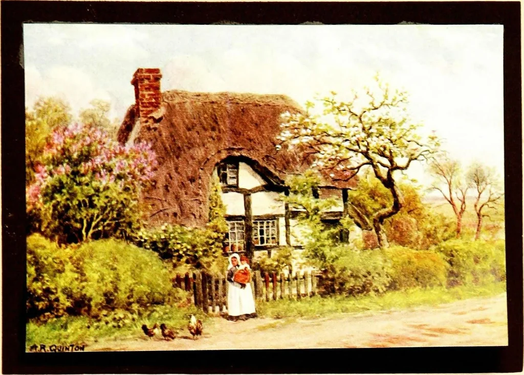 An illustration from The cottages and the village life of rural England, 1912, leaf 189