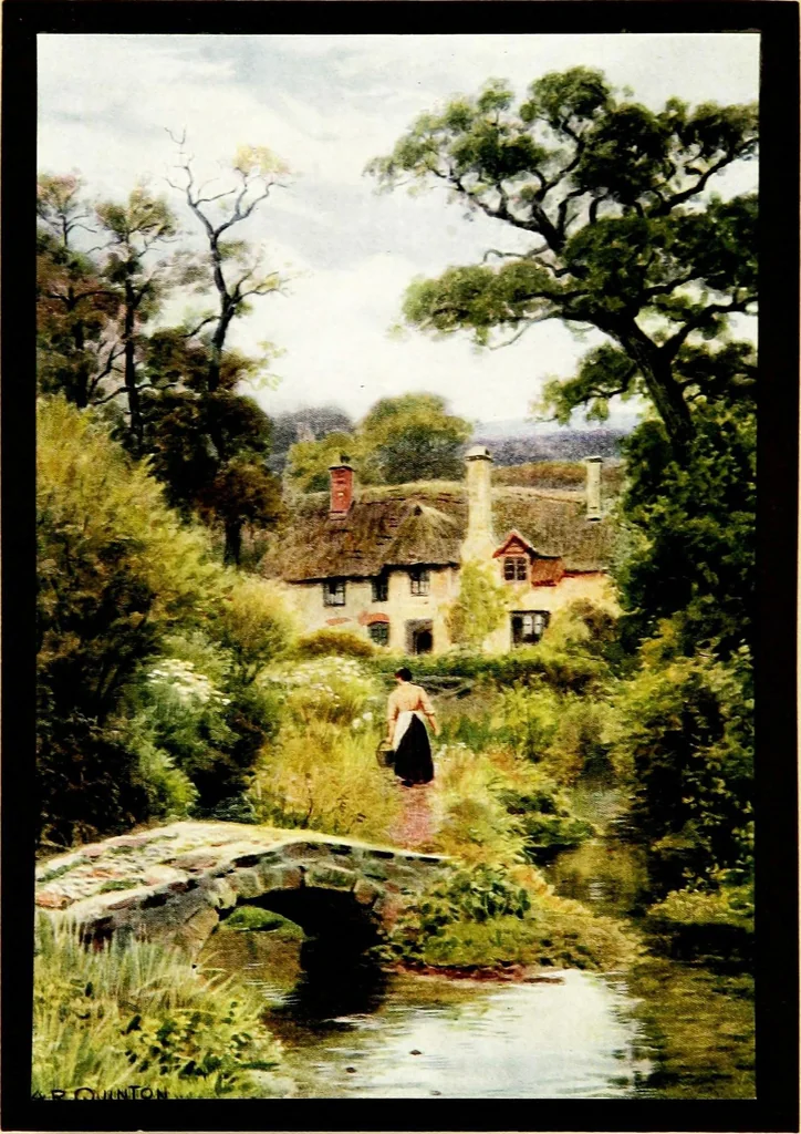 An illustration from The cottages and the village life of rural England, 1912, leaf 232