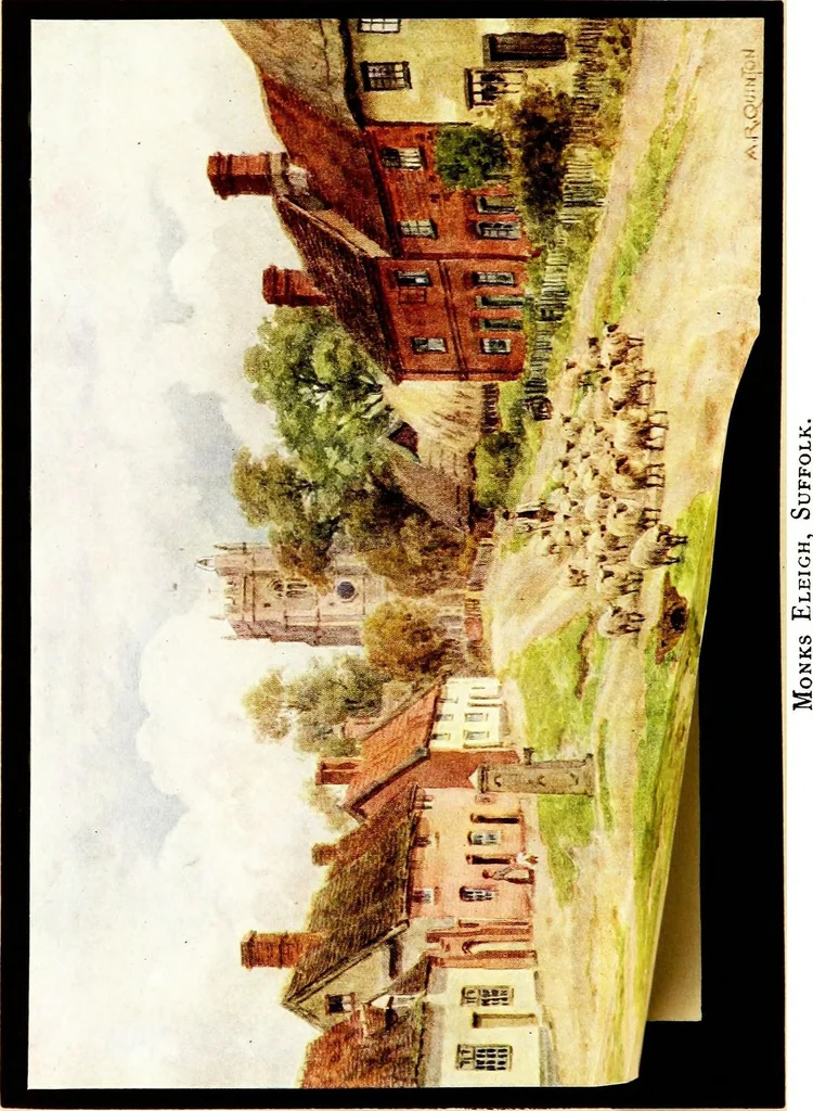 An illustration from The cottages and the village life of rural England, 1912, leaf 244