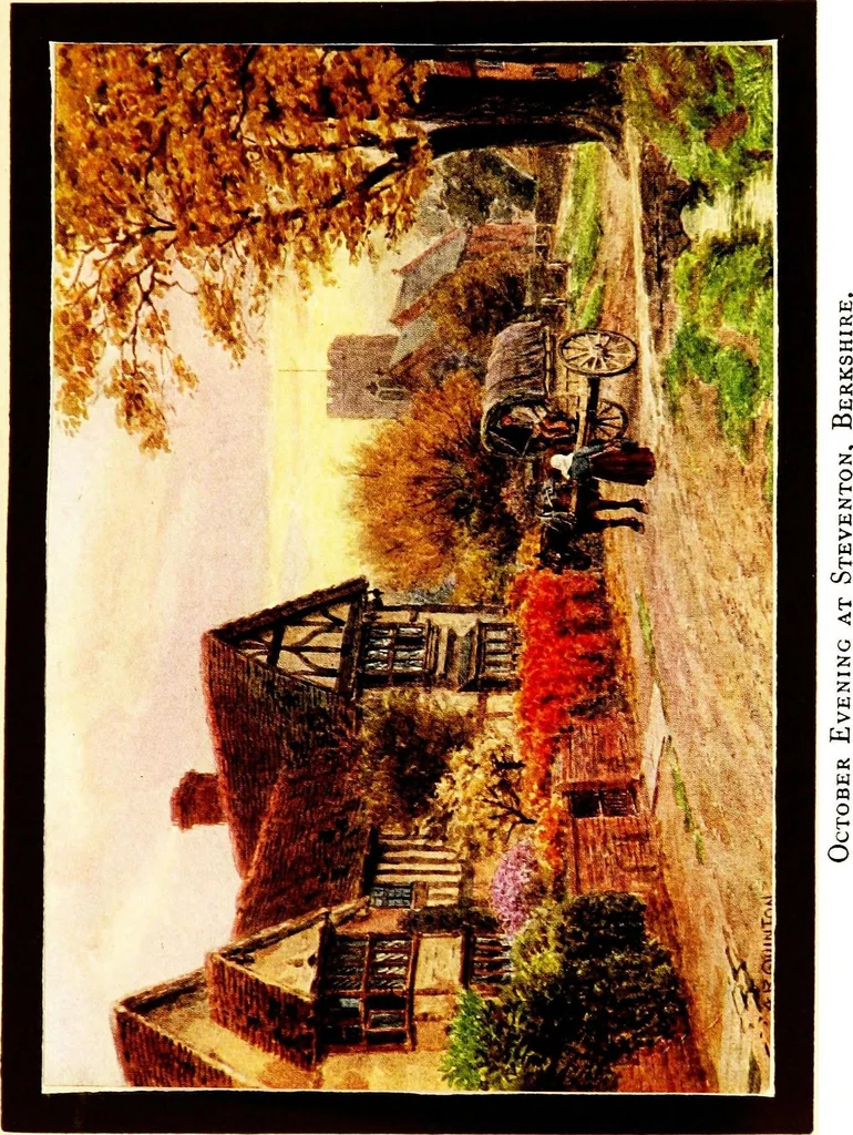 An illustration from The cottages and the village life of rural England, 1912, leaf 287