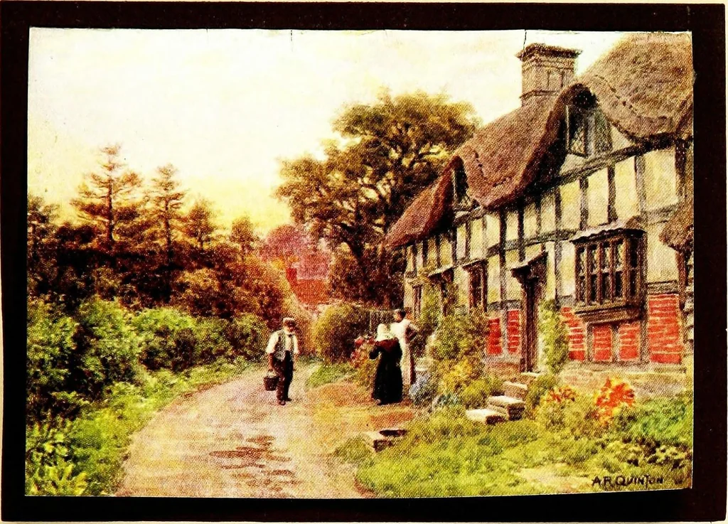 An illustration from The cottages and the village life of rural England, 1912, leaf 33