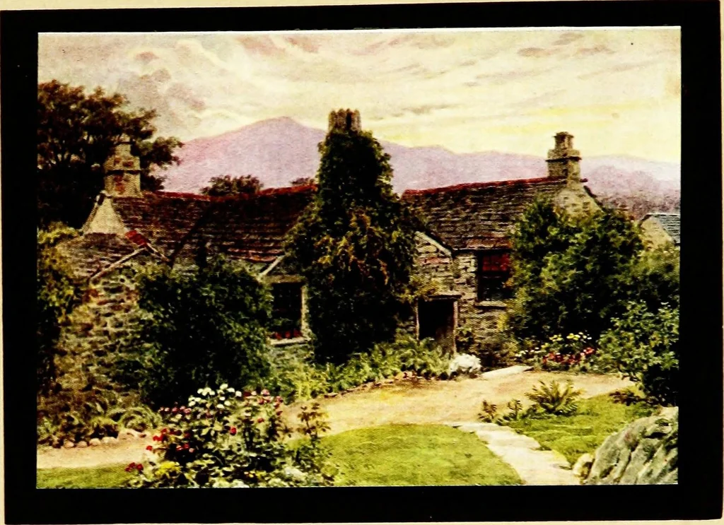 An illustration from The cottages and the village life of rural England, 1912, leaf 94