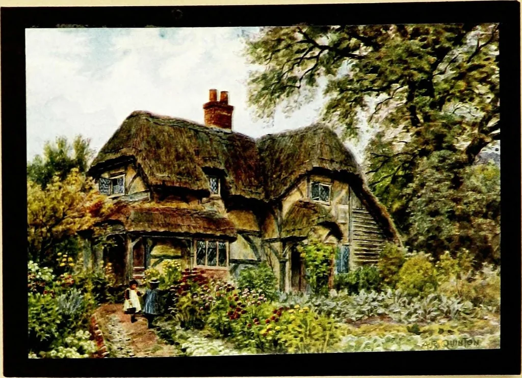An illustration from The cottages and the village life of rural England, 1912, leaf 98