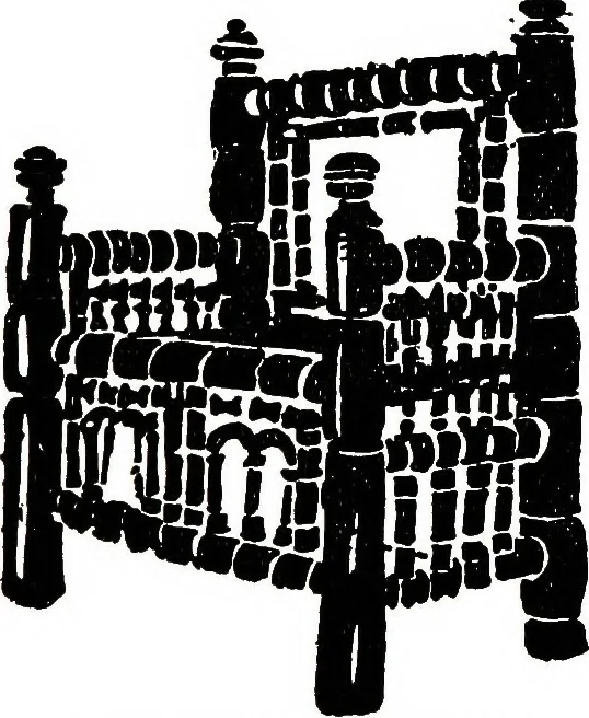 An illustration from The book of decorative furniture, its form, colour, & history, 1911, leaf 102