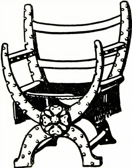 An illustration from The book of decorative furniture, its form, colour, & history, 1911, leaf 113