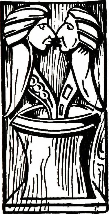 An illustration from The book of decorative furniture, its form, colour, & history, 1911, leaf 114