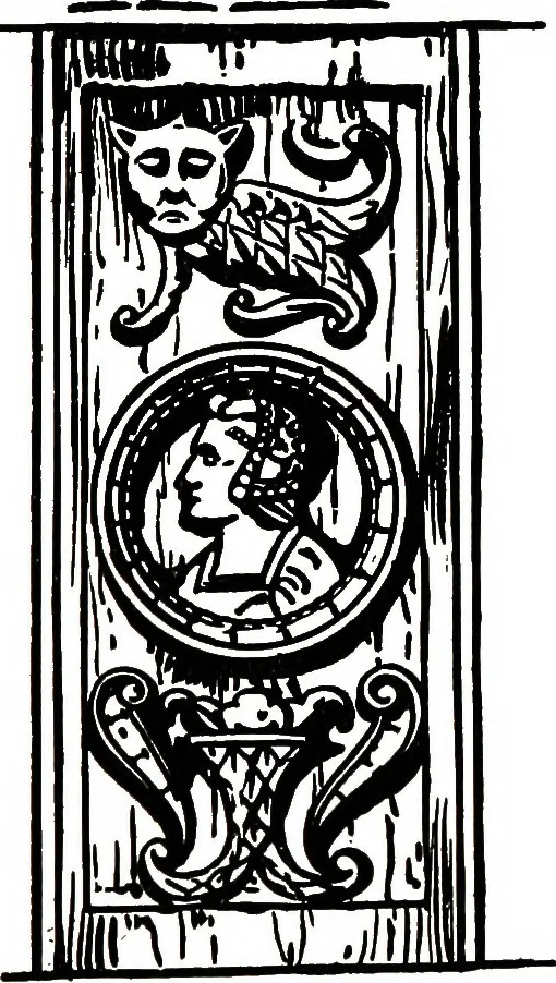 An illustration from The book of decorative furniture, its form, colour, & history, 1911, leaf 126