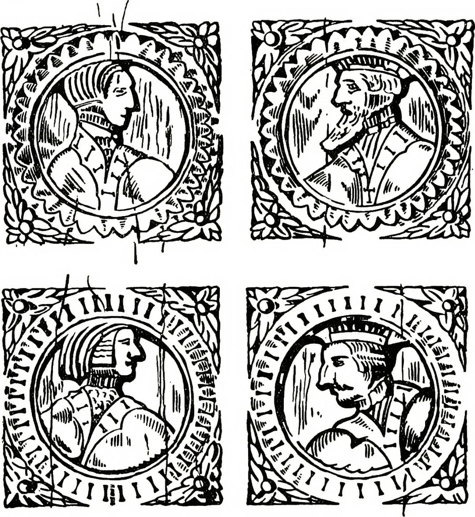 An illustration from The book of decorative furniture, its form, colour, & history, 1911, leaf 127