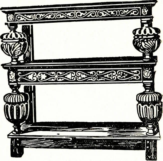 An illustration from The book of decorative furniture, its form, colour, & history, 1911, leaf 138