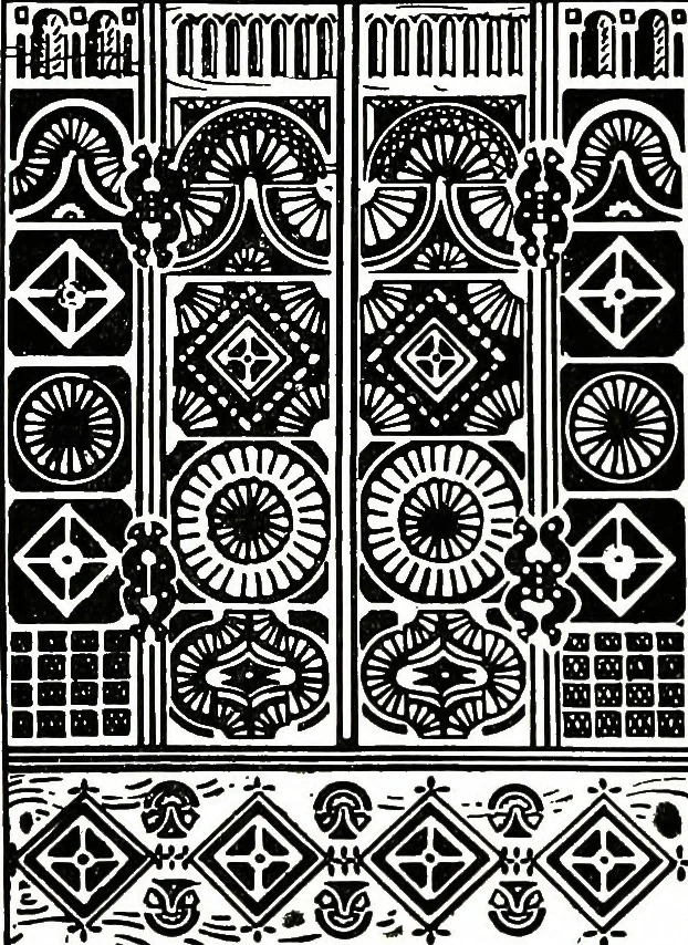 An illustration from The book of decorative furniture, its form, colour, & history, 1911, leaf 139