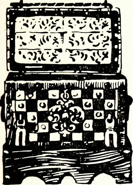 An illustration from The book of decorative furniture, its form, colour, & history, 1911, leaf 140