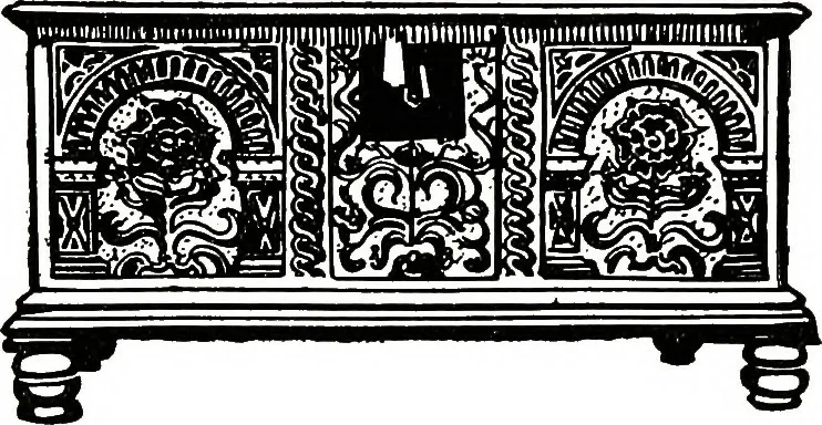 An illustration from The book of decorative furniture, its form, colour, & history, 1911, leaf 141