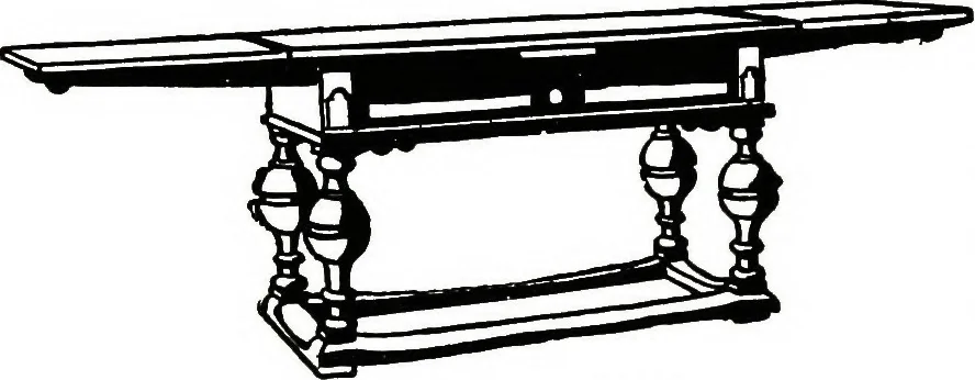 An illustration from The book of decorative furniture, its form, colour, & history, 1911, leaf 147