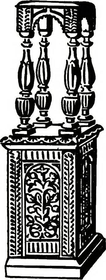 An illustration from The book of decorative furniture, its form, colour, & history, 1911, leaf 151