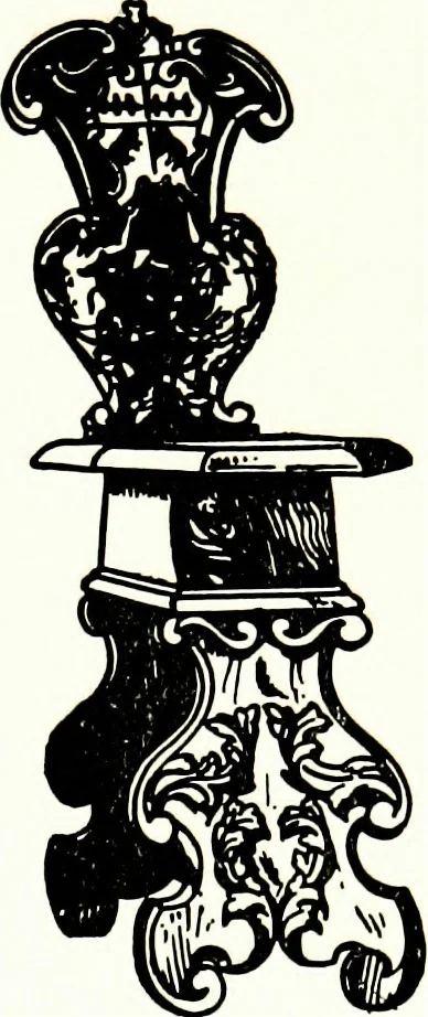 An illustration from The book of decorative furniture, its form, colour, & history, 1911, leaf 176