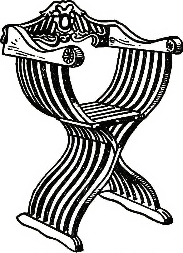 An illustration from The book of decorative furniture, its form, colour, & history, 1911, leaf 177