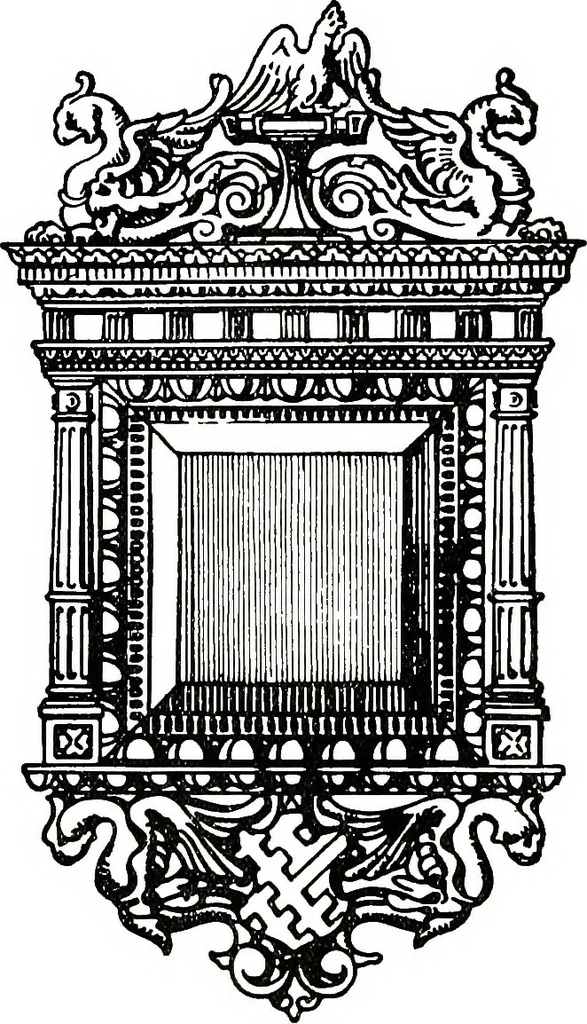 An illustration from The book of decorative furniture, its form, colour, & history, 1911, leaf 181