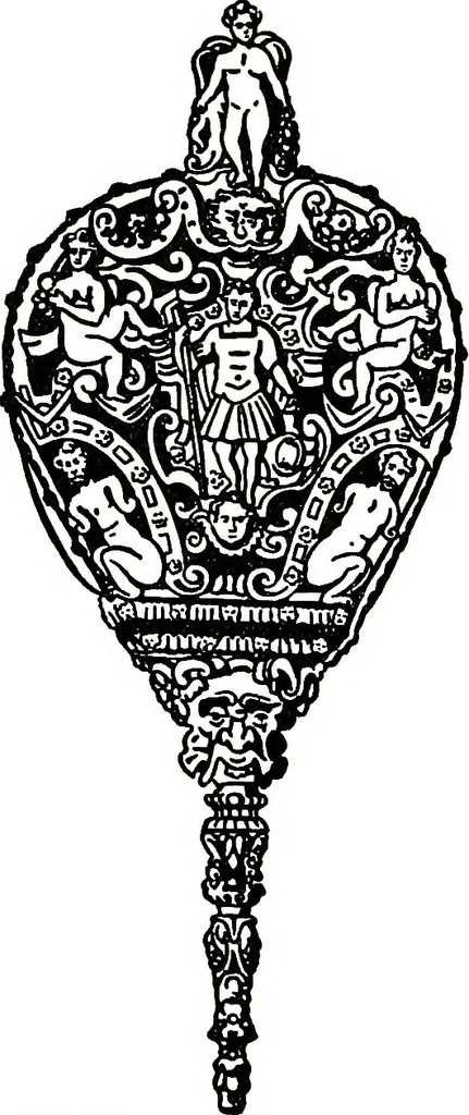 An illustration from The book of decorative furniture, its form, colour, & history, 1911, leaf 181