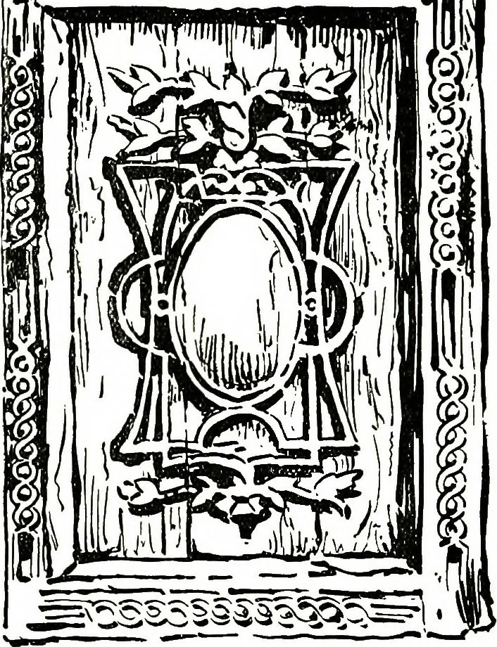 An illustration from The book of decorative furniture, its form, colour, & history, 1911, leaf 196