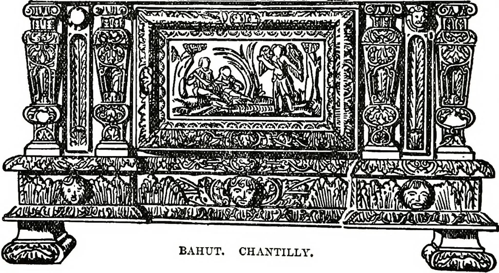 An illustration from The book of decorative furniture, its form, colour, & history, 1911, leaf 207