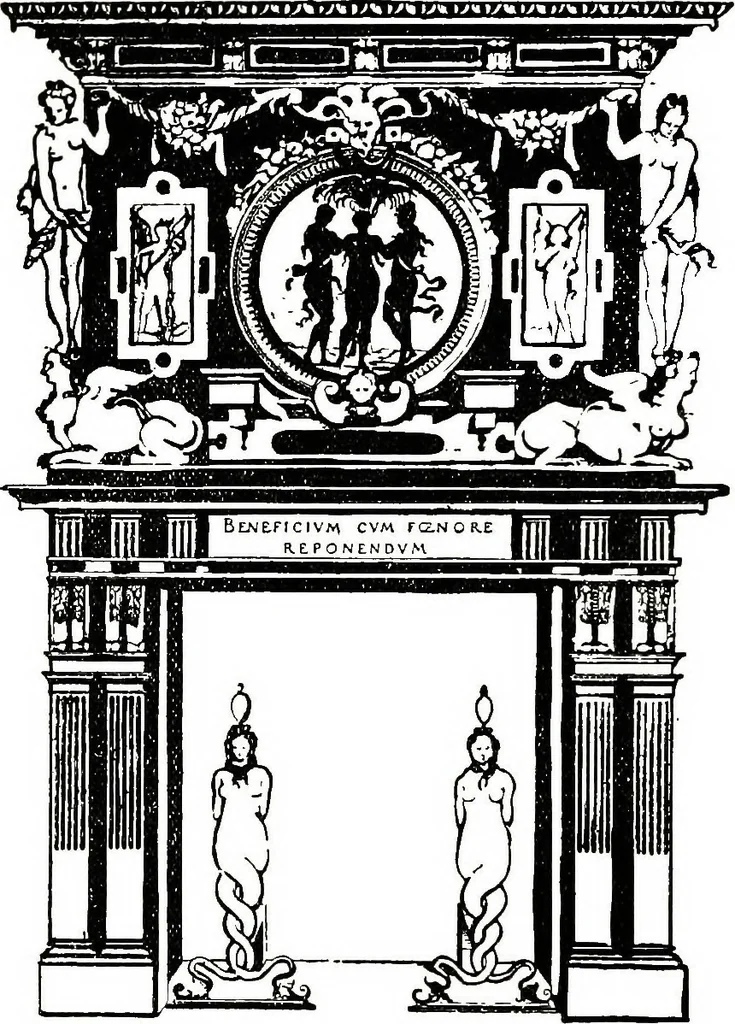 An illustration from The book of decorative furniture, its form, colour, & history, 1911, leaf 219