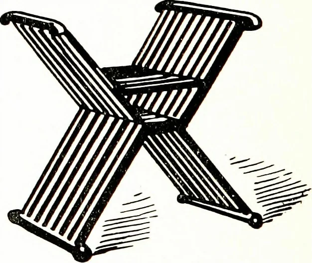 An illustration from The book of decorative furniture, its form, colour, & history, 1911, leaf 229
