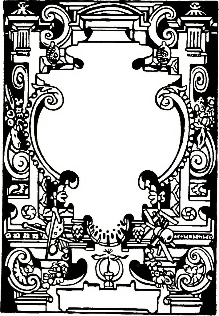 An illustration from The book of decorative furniture, its form, colour, & history, 1911, leaf 238